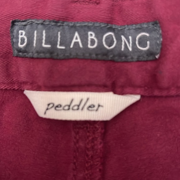 Billabong Peddler Maroon Burgundy Jeans EUC - Picture 2 of 3